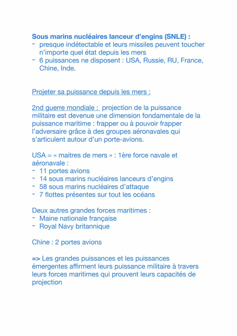 De nouveaux espaces de conquêtes
Intro
1. Une connaissance et une maîtrise en constante
évolution
Océans :
enjeux de conquête territoriale e