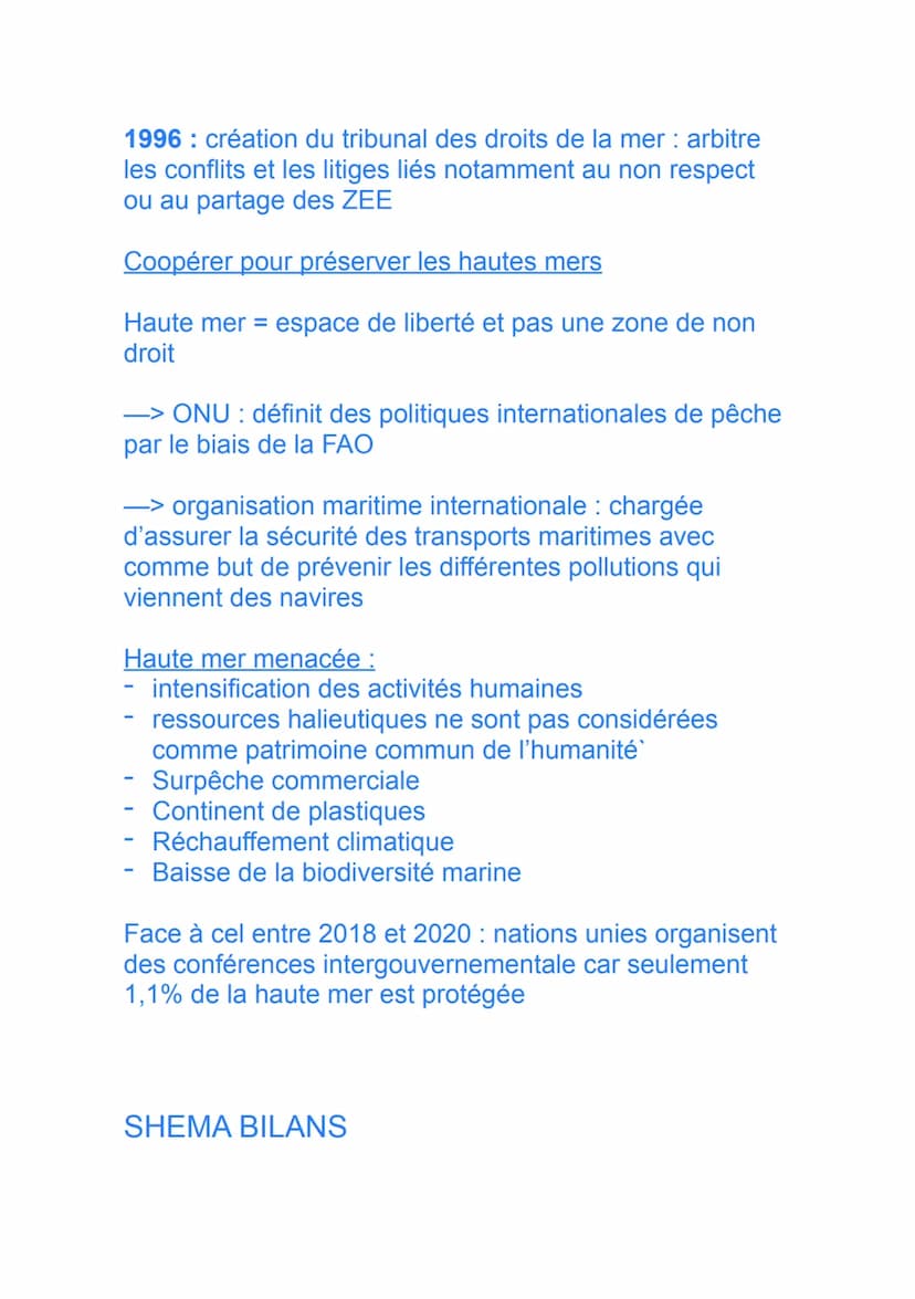 De nouveaux espaces de conquêtes
Intro
1. Une connaissance et une maîtrise en constante
évolution
Océans :
enjeux de conquête territoriale e