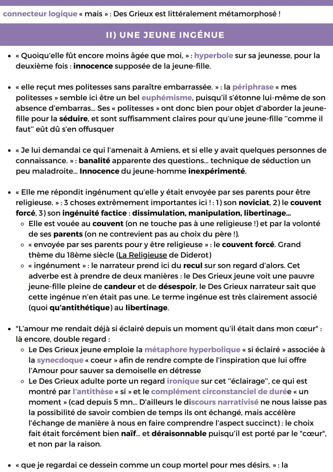 LECTURE LINEAIRE 2
SCÈNE DE RENCONTRE, MANON LESCAUT, L'ABBÉ PRÉVOST
INTRODUCTION
Manon Lescaut a été écrit par l'Abé Prévost. Ce dernier a 