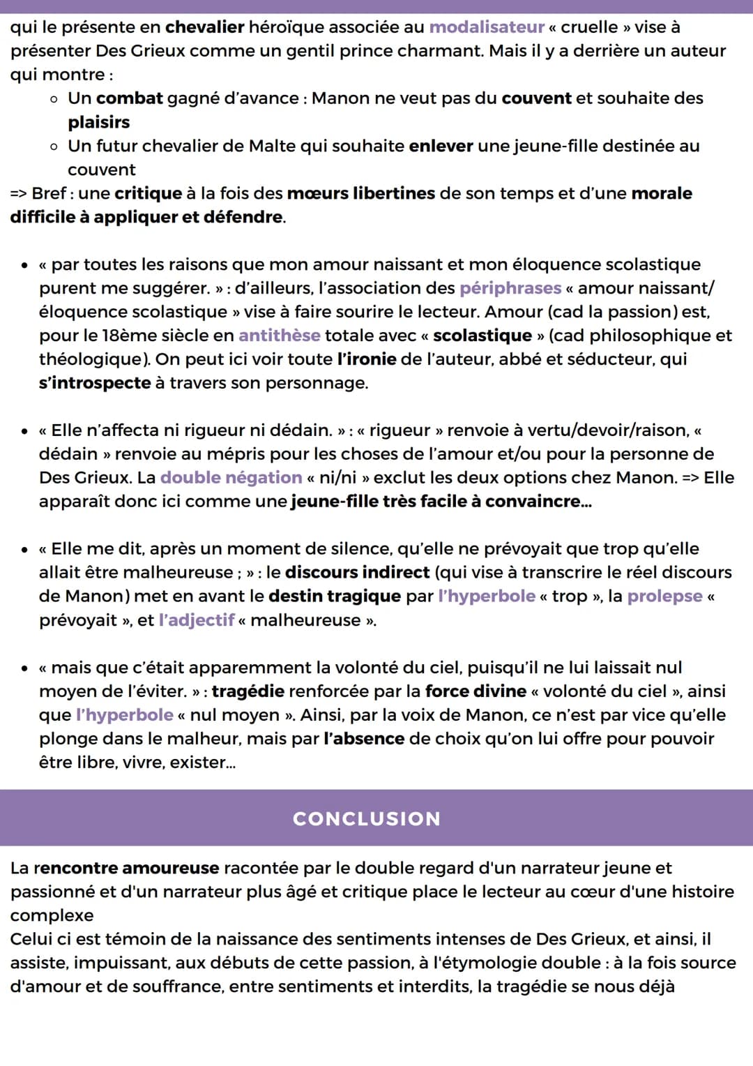 LECTURE LINEAIRE 2
SCÈNE DE RENCONTRE, MANON LESCAUT, L'ABBÉ PRÉVOST
INTRODUCTION
Manon Lescaut a été écrit par l'Abé Prévost. Ce dernier a 