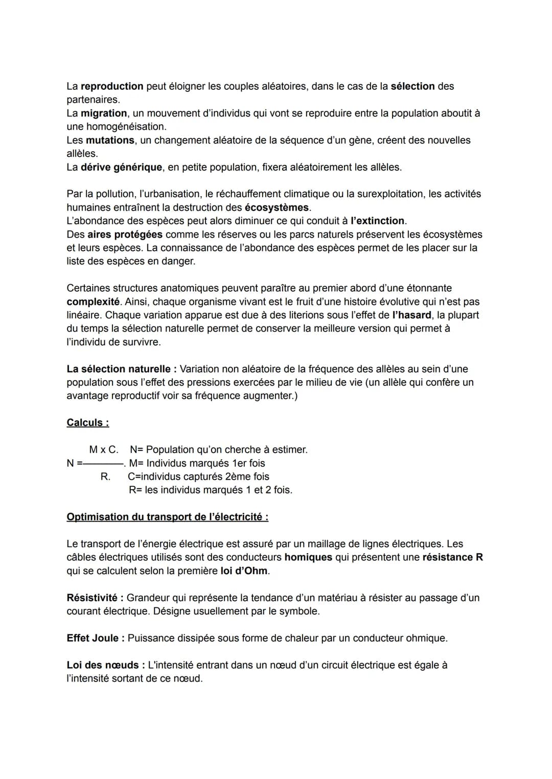 I. Estimer la biodiversité d'un milieu
La biodiversité peut être estimée de différentes manières:
->La richesse spécifique correspond au nom