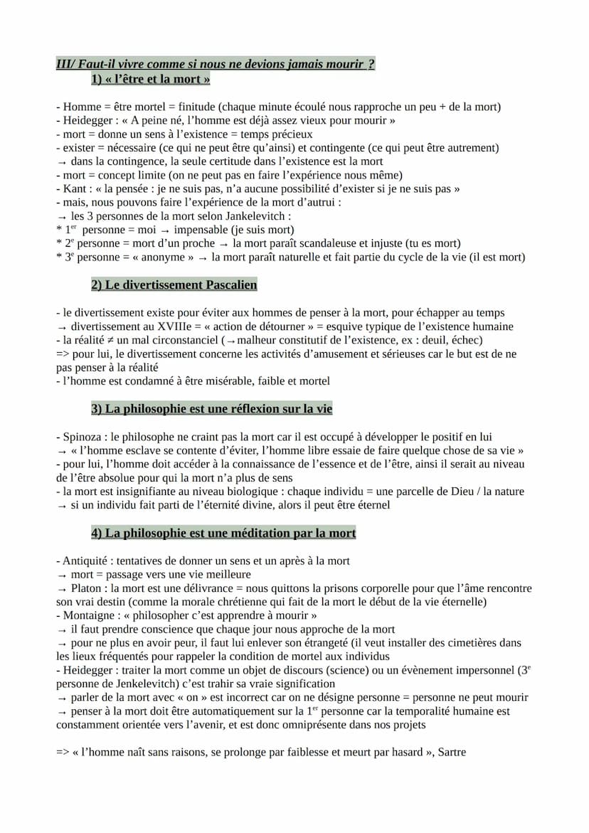 Transitoire: la conscience et le temps
- Bergson : la conscience = mémoire et anticipation de l'avenir
RÉTENTION
LE
<< la conscience est un 