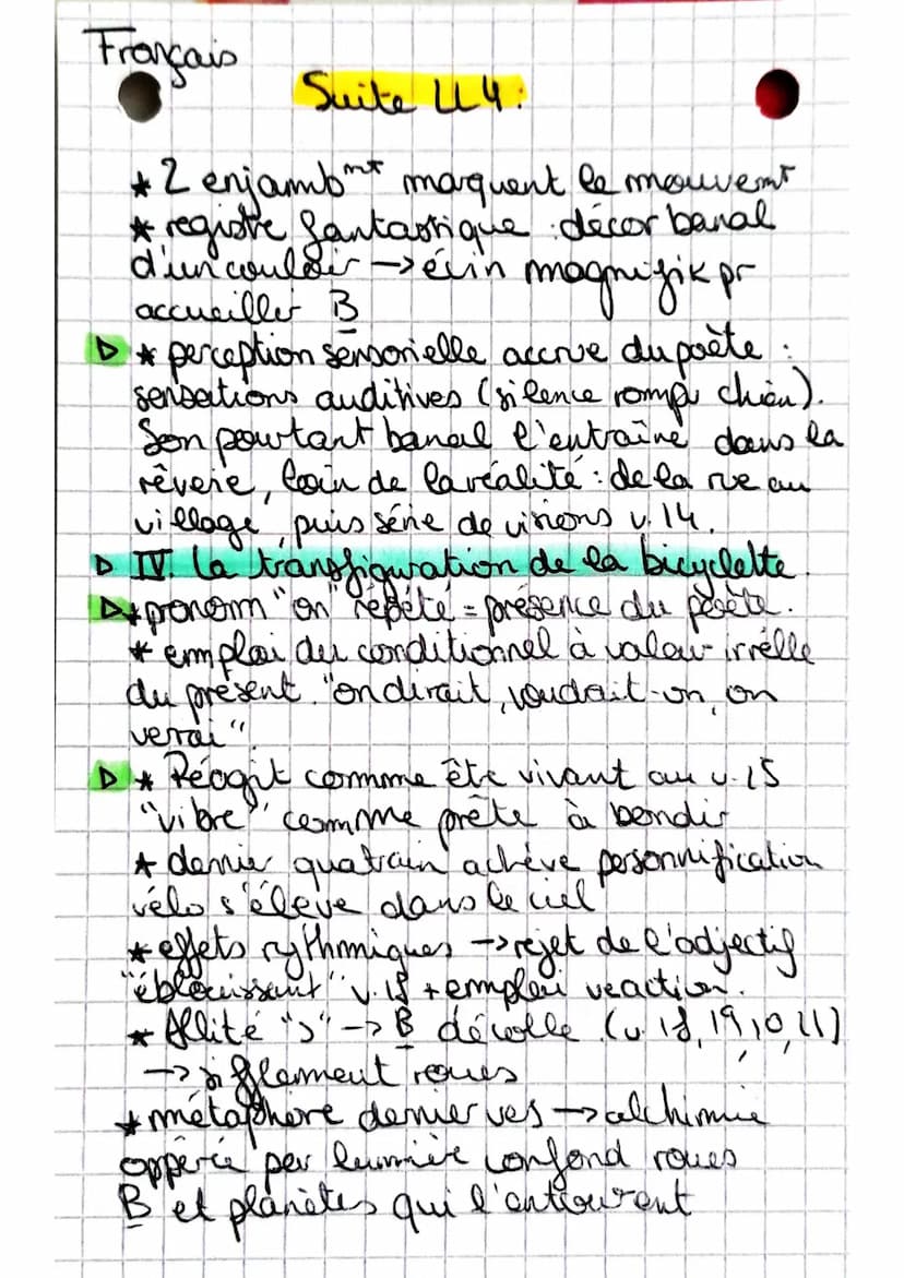 Français
L.L. 4. La bicyclette
> Into: Jacques Réda 1989 Retour
Calme chgmt de rythme, vélo obit banal
De quelle manière un objet banal et t