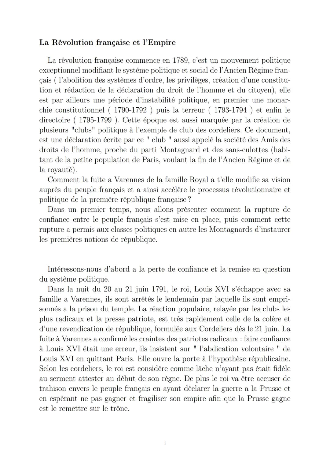 LYCEE GENERAL ET TECHNOLOGIQUE LA BRUYERE
La Révolution française et l'Empire
9 janvier 2022
AFFICHARD-PIERRI Gaëtan : gaetan_virtuel@hotmai