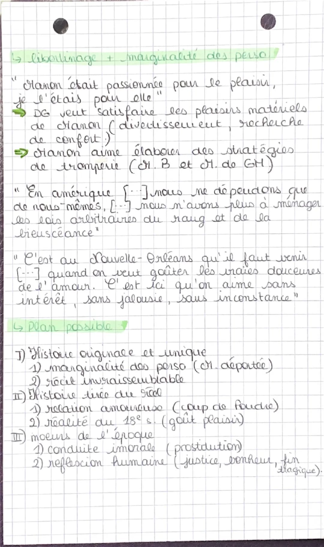 •
Abbe Prevost
1731
S concepts cles
1. découverte de Manon et les sentiments.
florissants
2. la confiance on l'un et l'autre / amour
plus fu