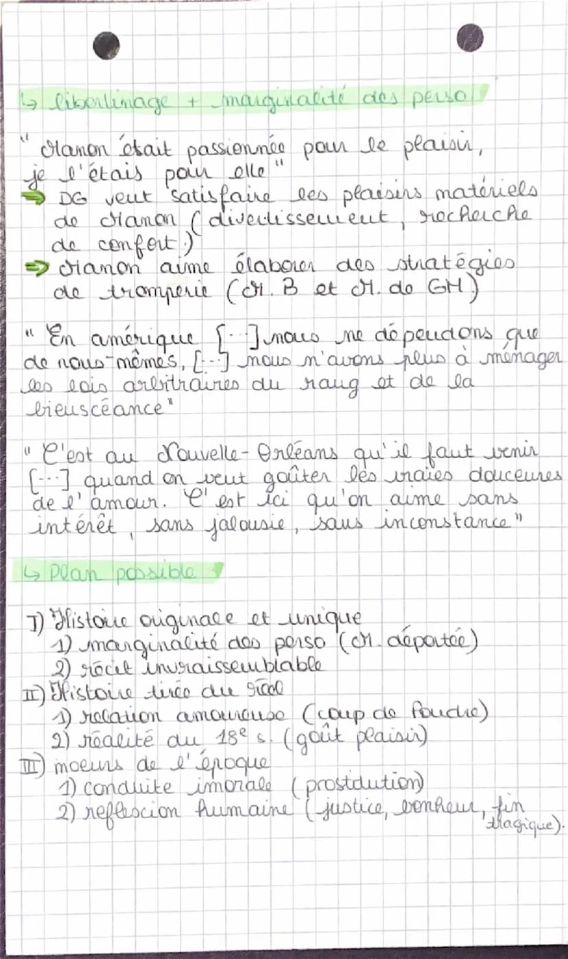 •
Abbe Prevost
1731
S concepts cles
1. découverte de Manon et les sentiments.
florissants
2. la confiance on l'un et l'autre / amour
plus fu