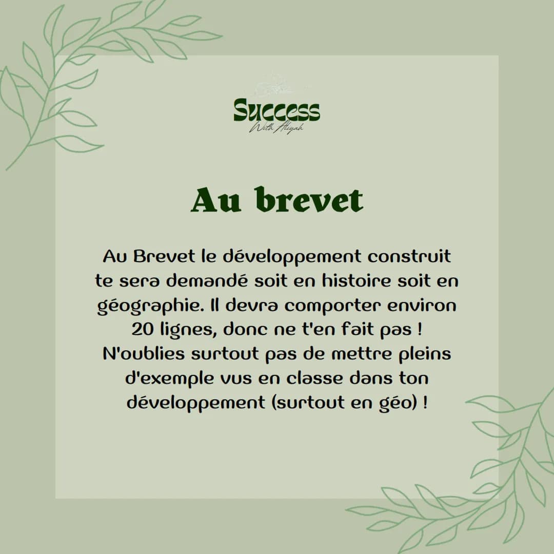 Success
With Aliyah
Le
Développement
construit
Breat Success
With Aleyah
C'EST QUOI UN
DÉVELOPPEMENT CONSTRUIT ?
C'EST TOUT SIMPLEMENT UNE
R