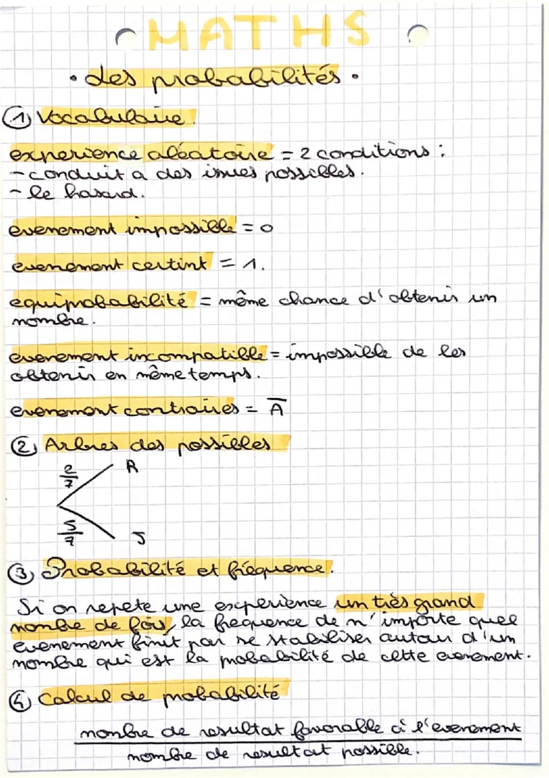 CHATHS
C
• des probabilités.
© косавиайе
experience aléatoire = 2 conditions:
-conduit a des issues possibles.
-le hasard.
evenement impossi