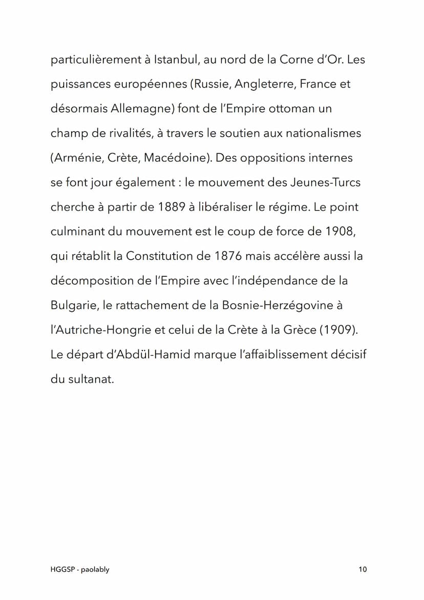 HGGSP
L'Empire Ottoman de
l'essor au déclin
HGGSP-paolably
@paolably
knowunity
1 L'empire Ottoman
L'Empire ottoman, connu historiquement en 