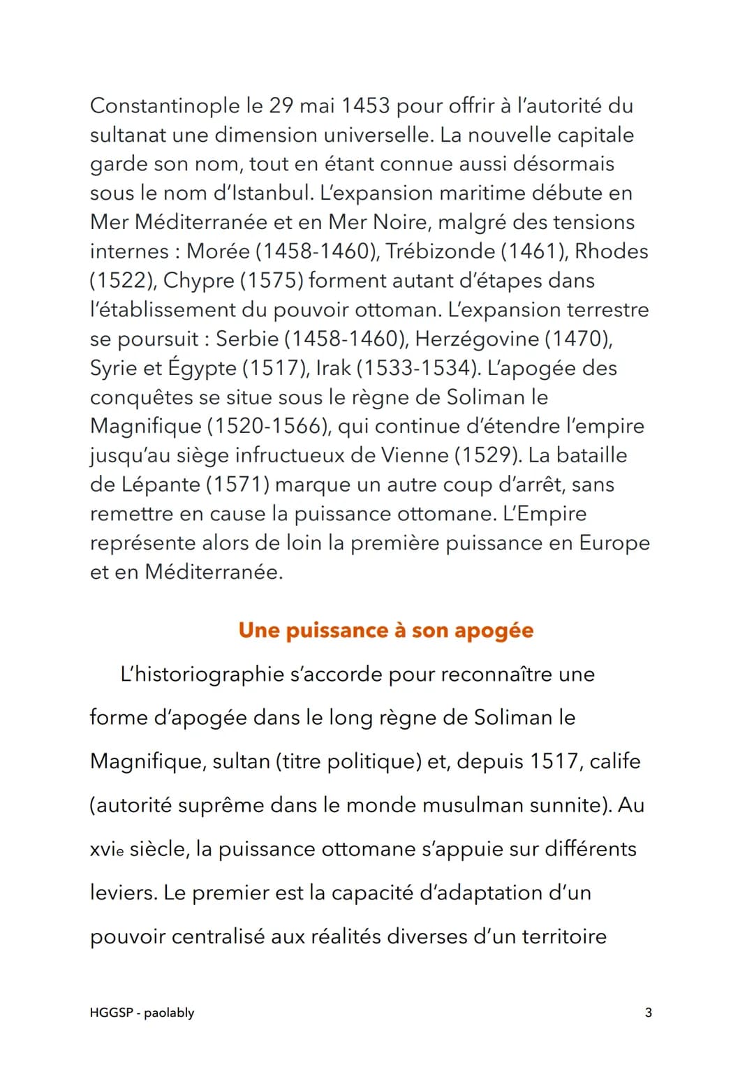 HGGSP
L'Empire Ottoman de
l'essor au déclin
HGGSP-paolably
@paolably
knowunity
1 L'empire Ottoman
L'Empire ottoman, connu historiquement en 