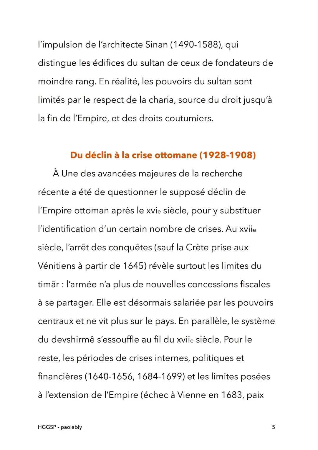 HGGSP
L'Empire Ottoman de
l'essor au déclin
HGGSP-paolably
@paolably
knowunity
1 L'empire Ottoman
L'Empire ottoman, connu historiquement en 