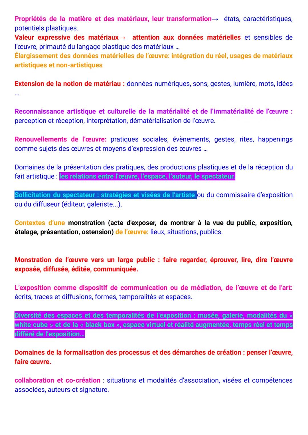 pour l'analyse du corpus
- se focaliser sur l'axe donné pour analyser au minimum 2 oeuvres du corpus
- à partir de minimum 2 oeuvres, faire 