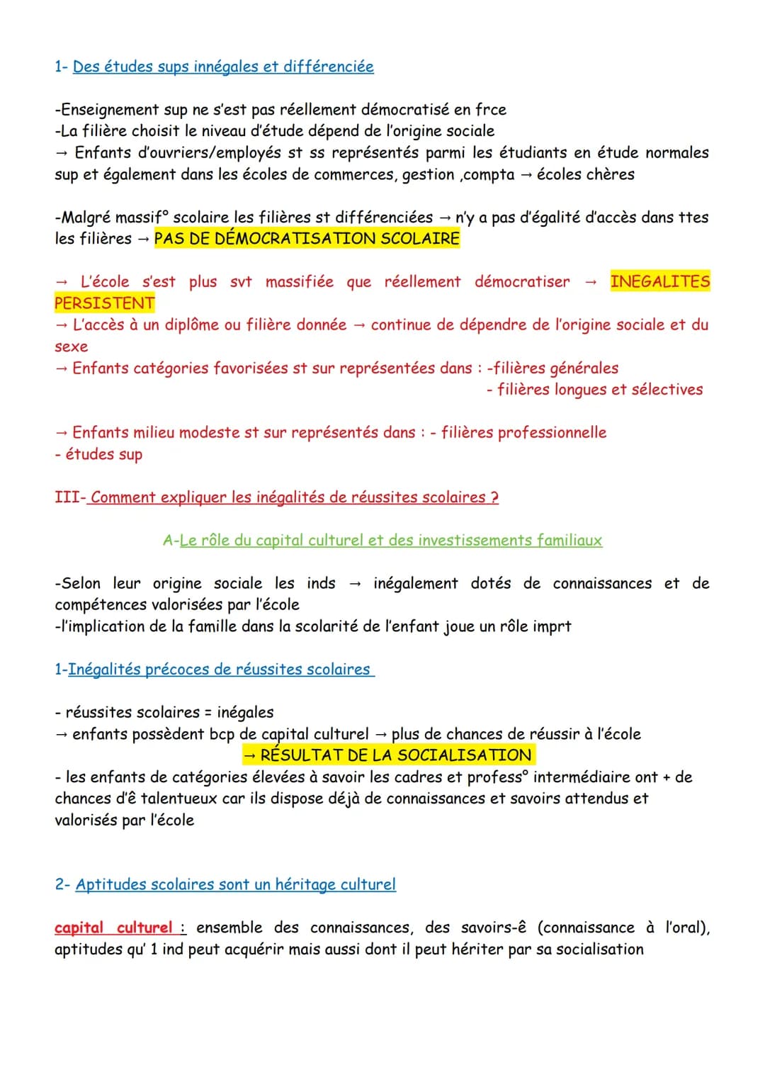 Chapitre 6:
Quel est le destin de l'Ecole sur les destins inds et sur l'évolution de la société
Ecole → une institution qui agit: -sur la so