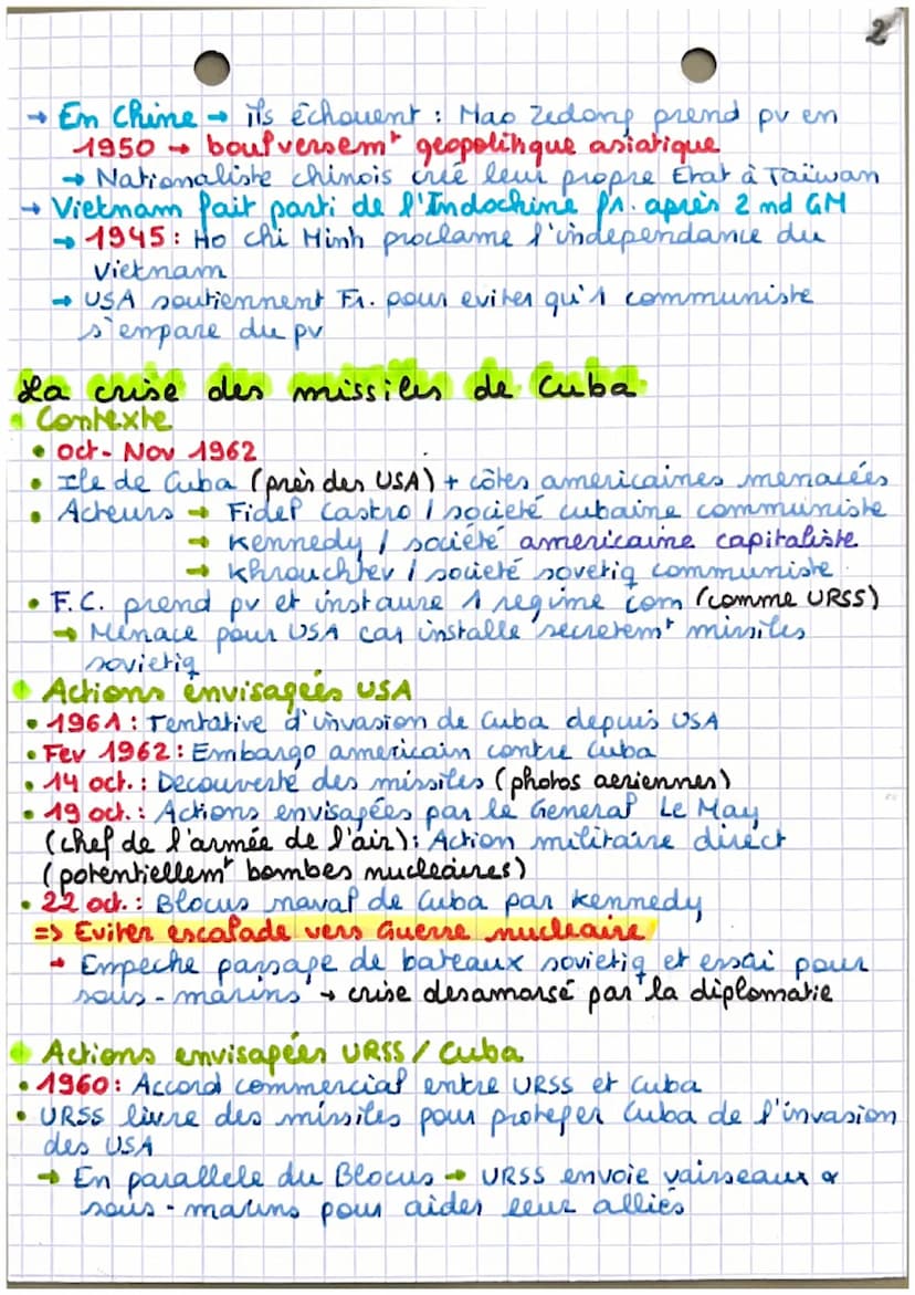 chap VII Bipolarisation et emergence
du tiers monde.
Tensions internationales sont très
• Renforcé par le munt de decolonisal
. Met à mat le