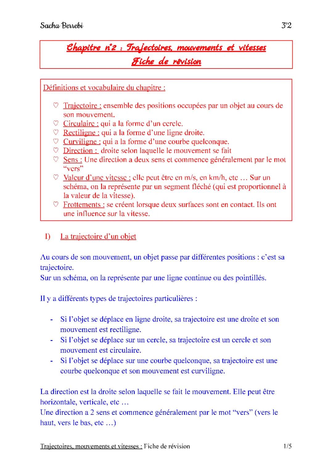 Découvre le Mouvement Curviligne et Comment Calculer la Vitesse et la Distance