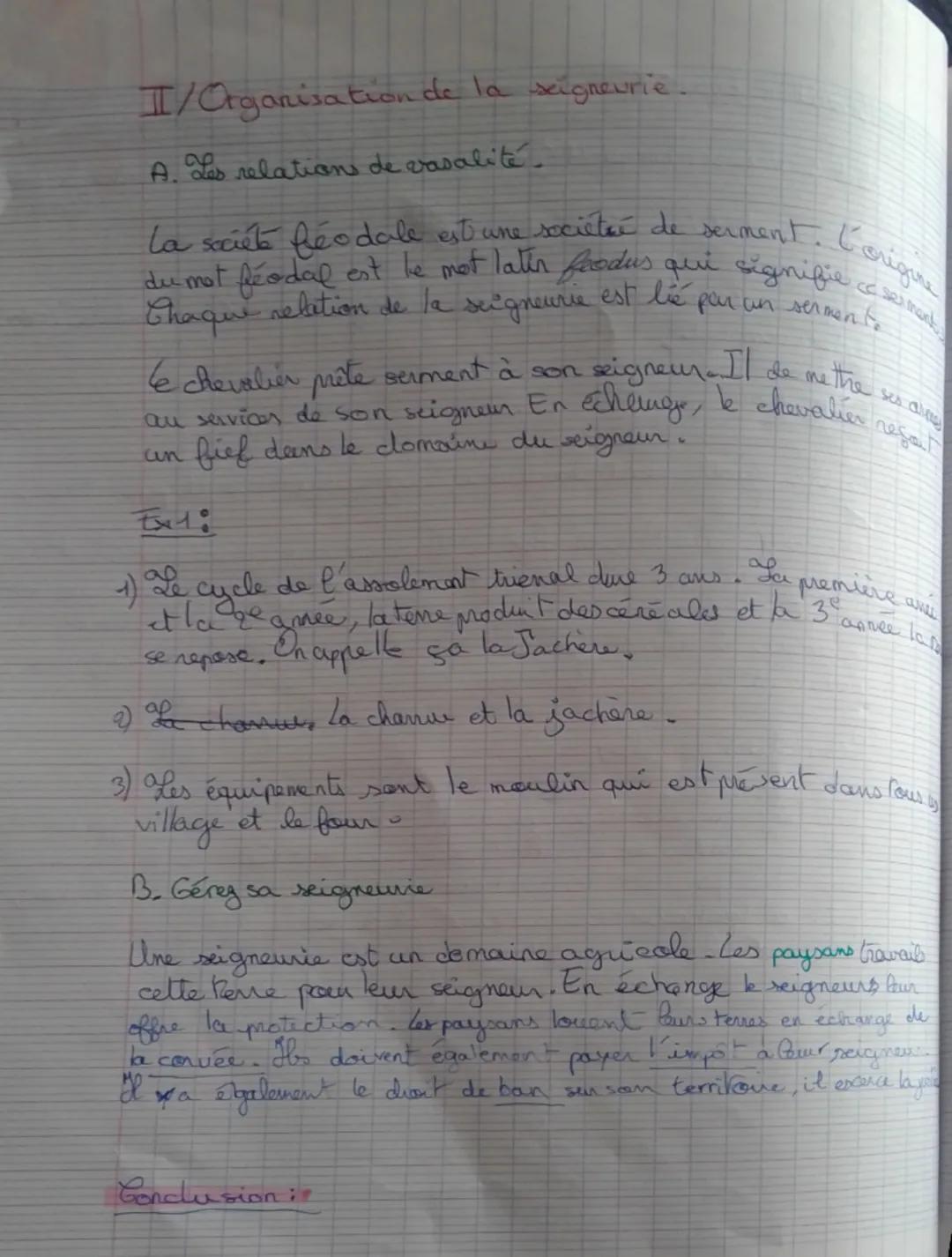 Société, Eglise et pouvoir politique
dans l'ectident médiéval (XI-X Vesiècle)
(Part 1)
Pb: Comnent s'organise le monde rural medieval? (Xle-