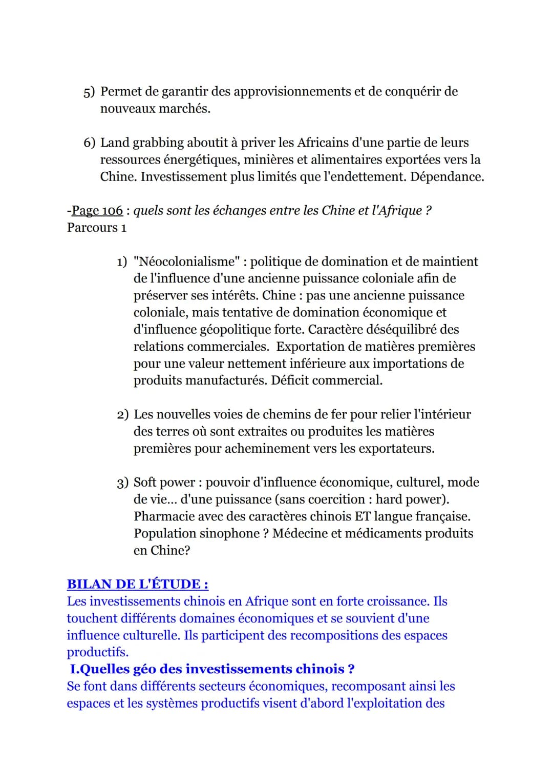 (Geo)
THEME 2 UNE DIVERSIFICATION DES ESPACES
ET DES ACTEURS DE LA PRODUCTION
Pages 94-95:
-Espaces productifs reposent sur noeuds de comm.à
