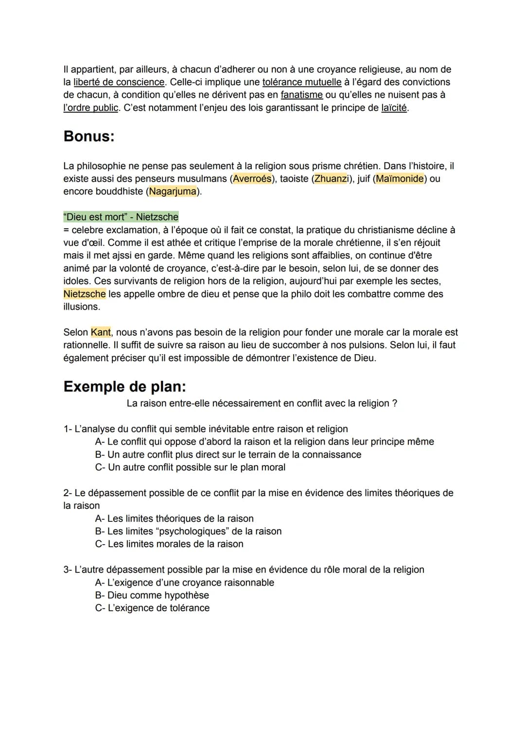 La religion
à la fois un systeme de croyance (la foi en un ou plusieurs dieux), de morale
(bien et le mal) et pratique culturelle (les rites