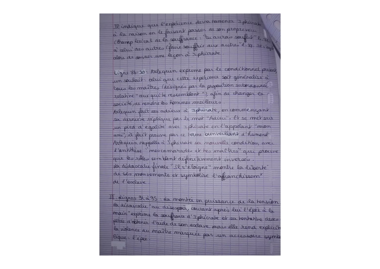 Marivaux The des esclaves
la fin de la scème I ((1+25)
Introduction da scème I de l'Ile des esclaves est l'ex
position de la pièce: elle en 