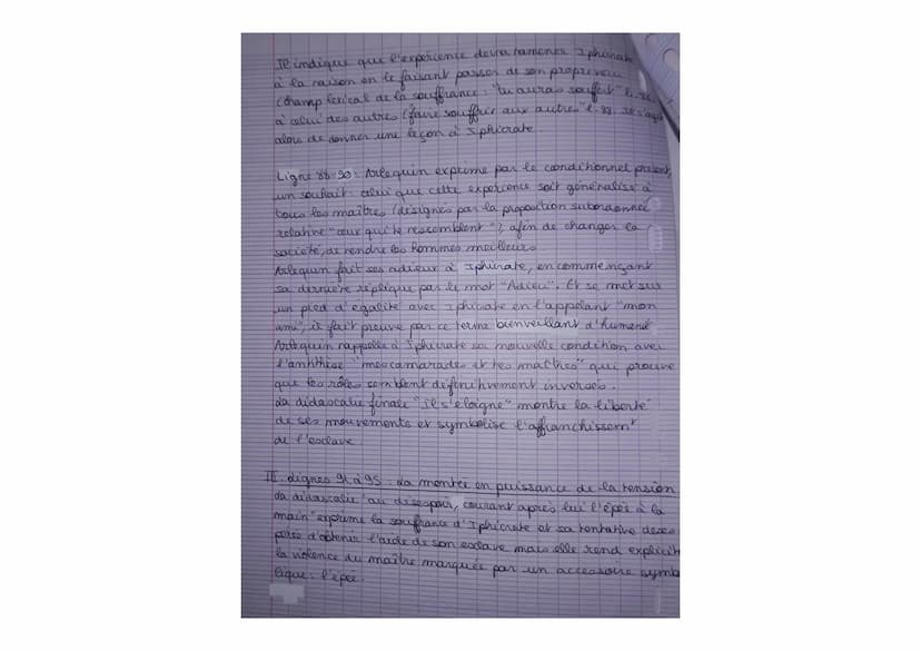 Marivaux The des esclaves
la fin de la scème I ((1+25)
Introduction da scème I de l'Ile des esclaves est l'ex
position de la pièce: elle en 
