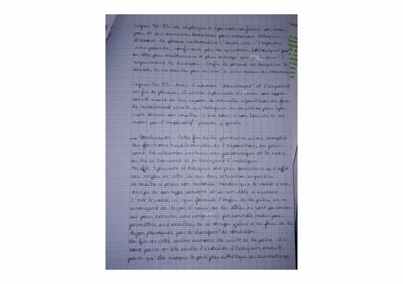 Marivaux The des esclaves
la fin de la scème I ((1+25)
Introduction da scème I de l'Ile des esclaves est l'ex
position de la pièce: elle en 