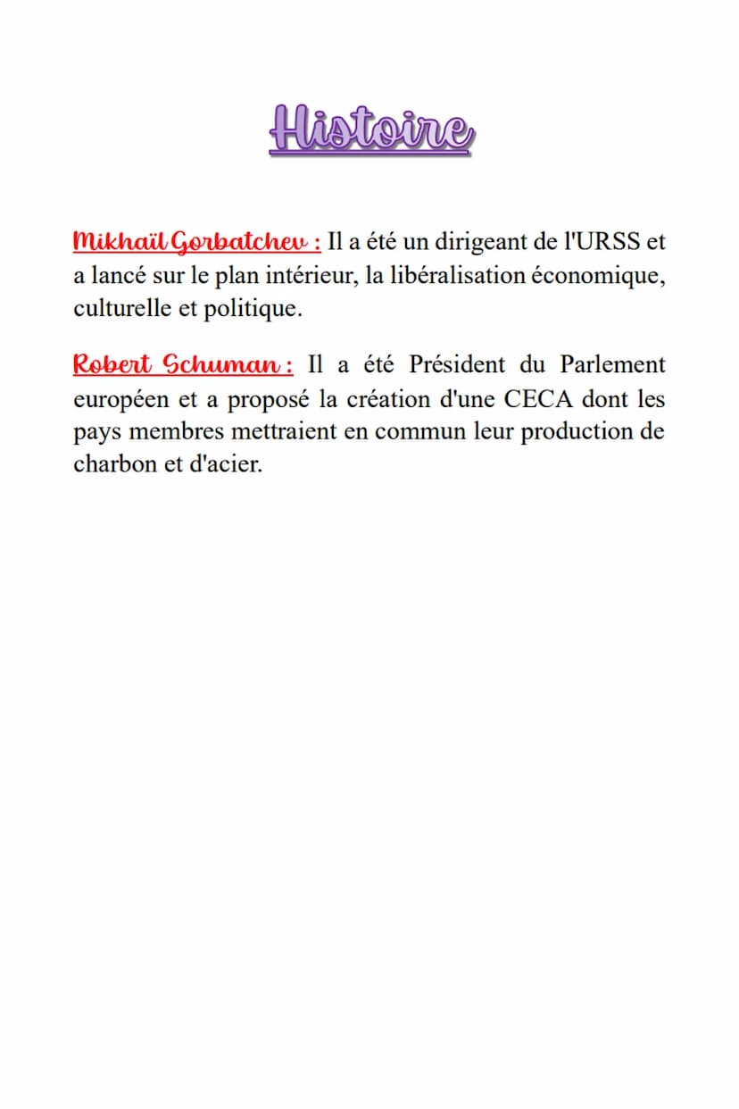 Histoine II)
Thème 1: La Guerre Froide
Définitions
Guerre froide : C'est une période de tension entre le
bloc de l'Est et le bloc de l'Ouest