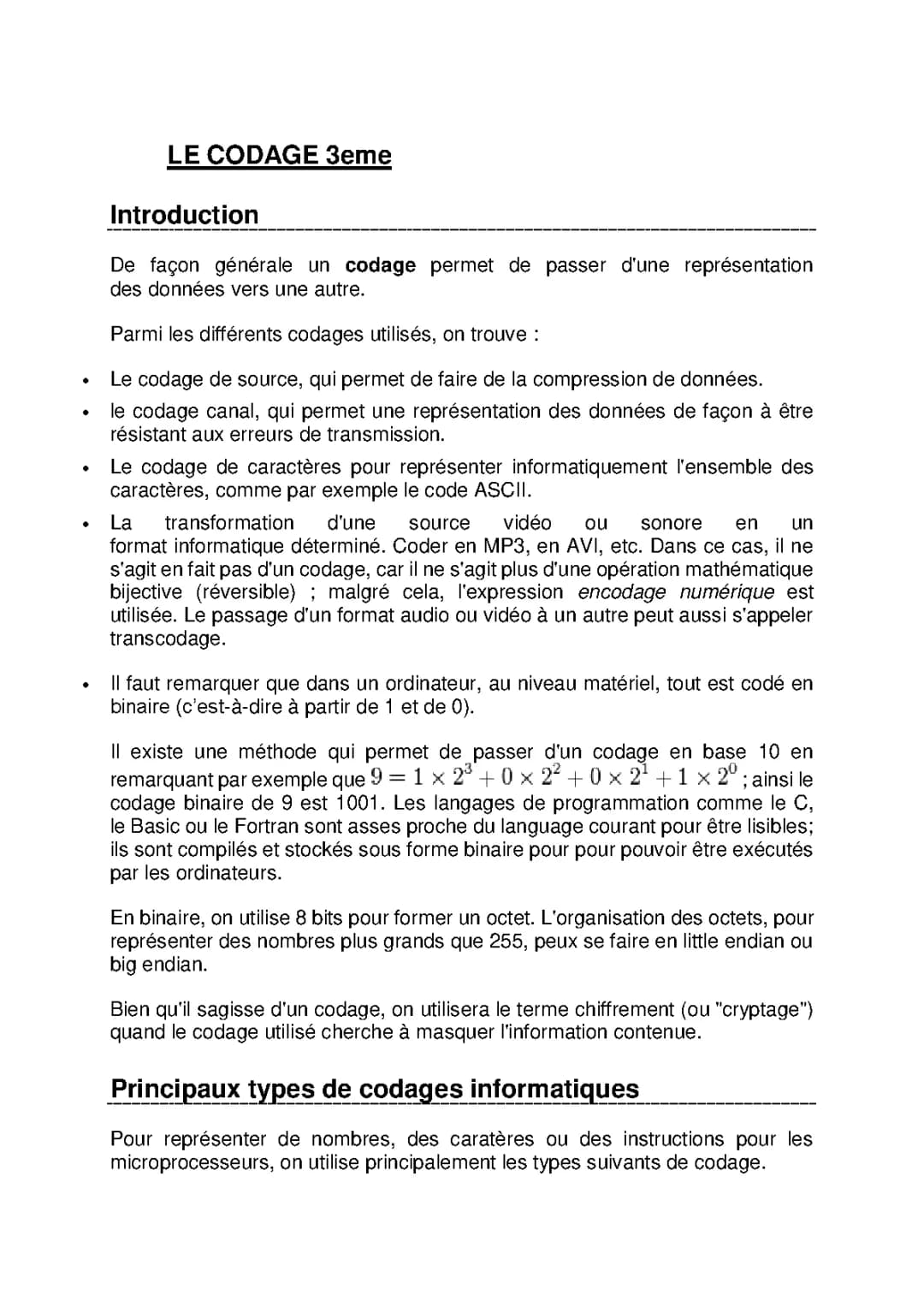 Apprendre le codage informatique pour les nuls avec des exemples et des jeux