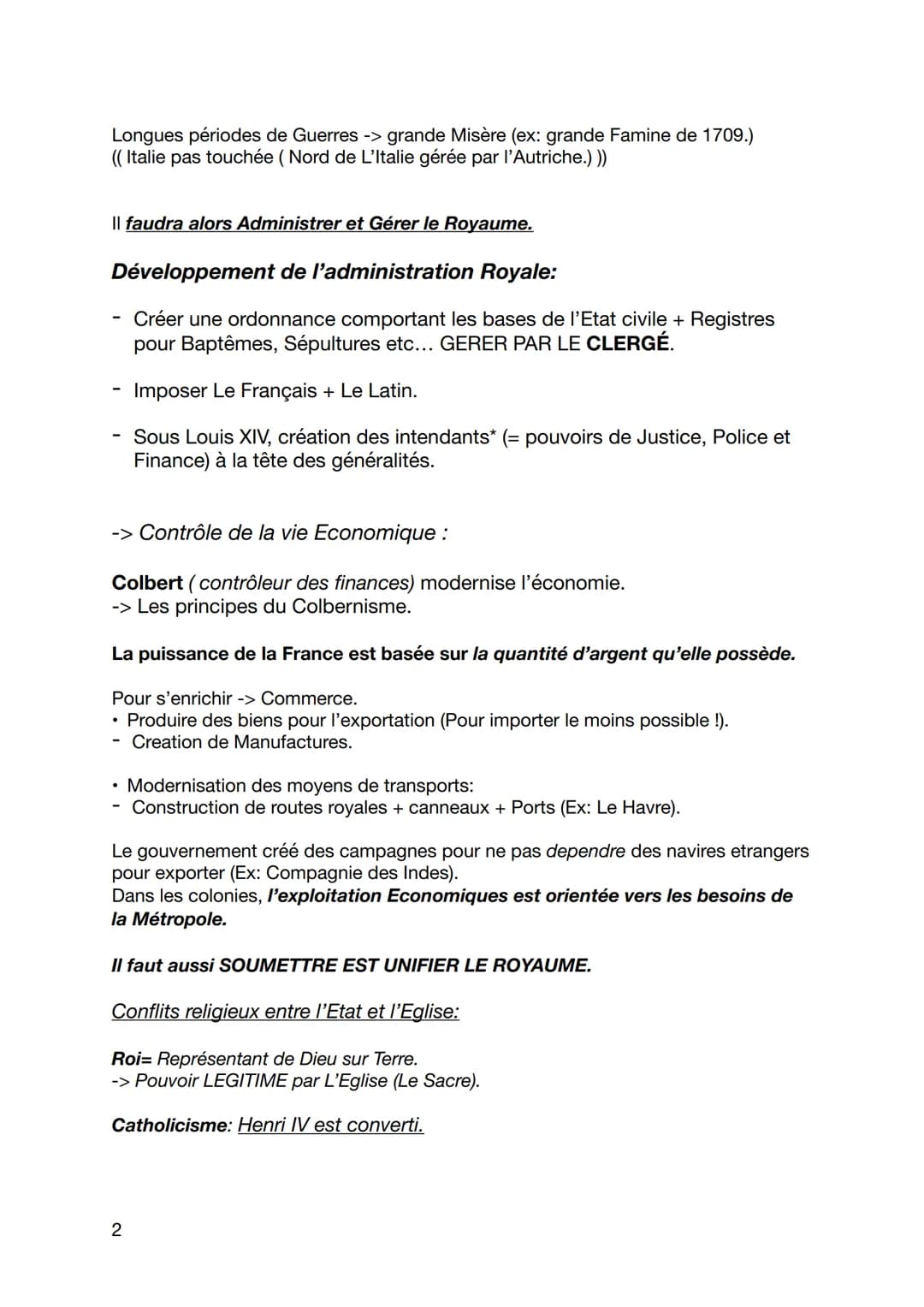 Qu'est ce que l'état à l'époque moderne en France ?
• L'etat: Institution qui gouverne un territoire.
• 16e - 18e siecle: France est un ROYA