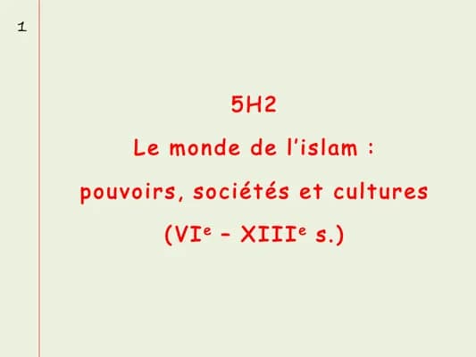 Know Le monde de l’islam thumbnail