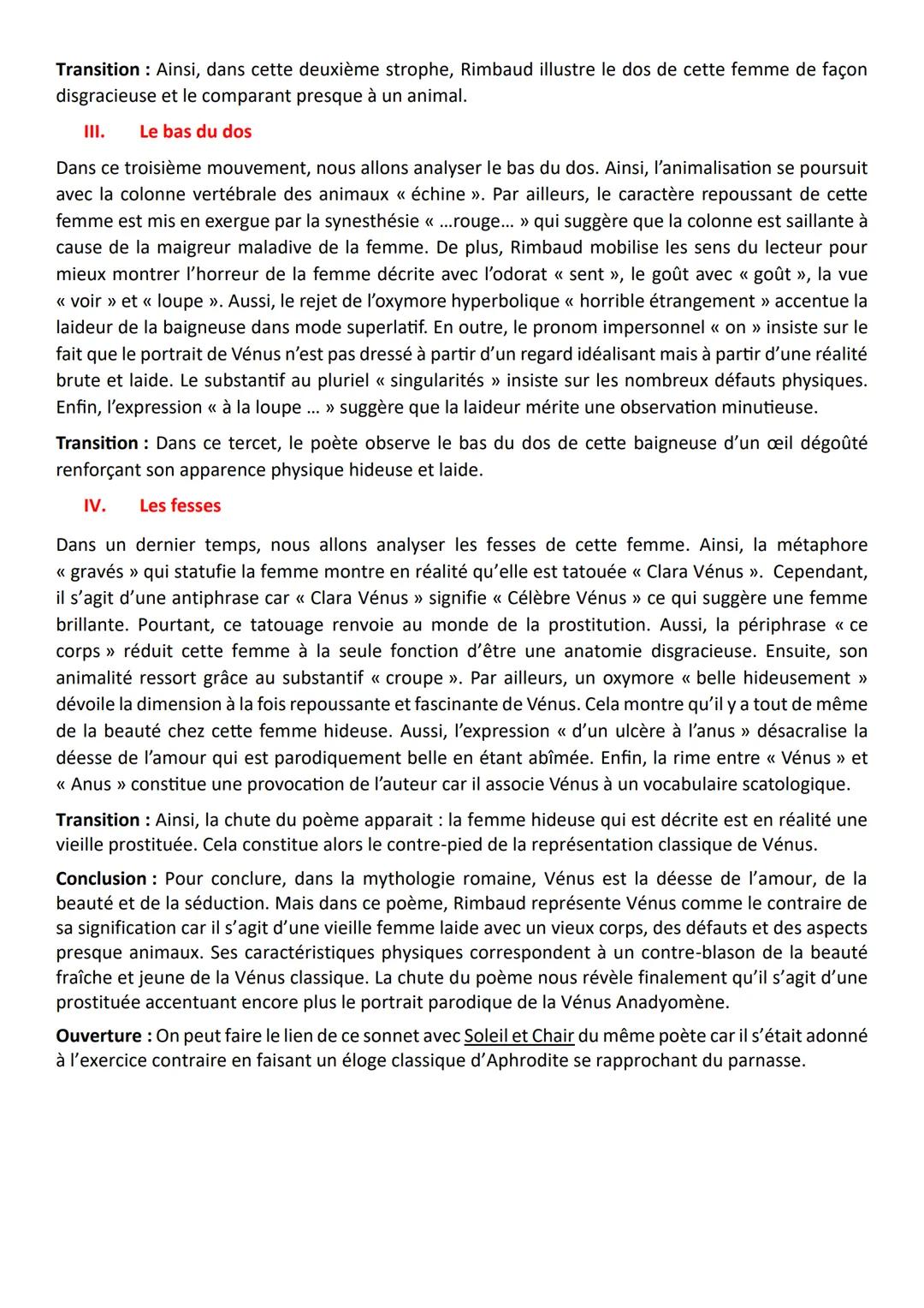 # LES CAHIERS DE DOUAI : Vénus Anadyomène

Introduction: Arthur Rimbaud est un auteur français du XIXe siècle qui s'inscrit dans le mouvemen