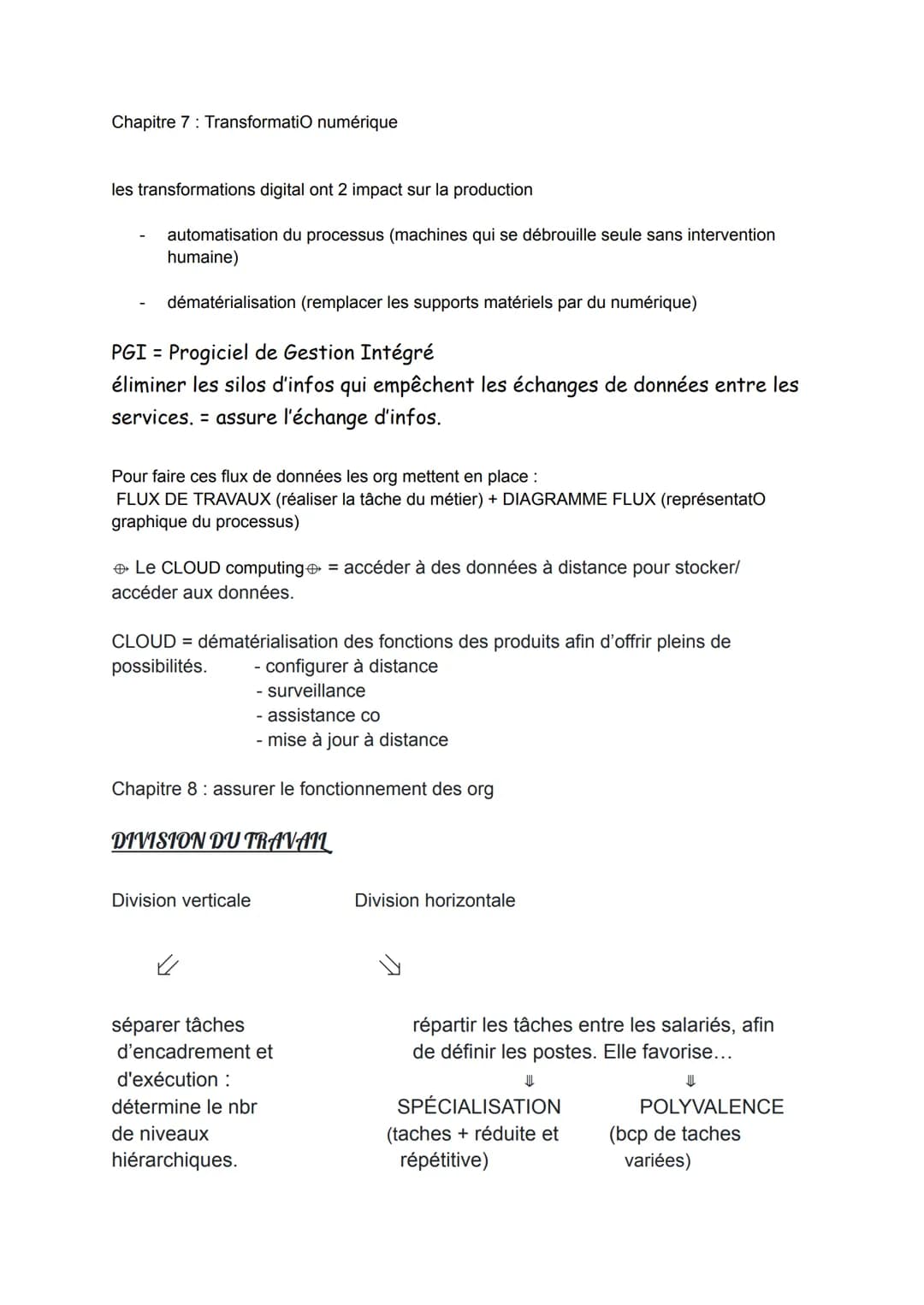 Management: programme Terminale
Chapitre 1 Satisfaire les besoins des consommateurs
Une entreprise doit connaître le marché sur lequel elle 