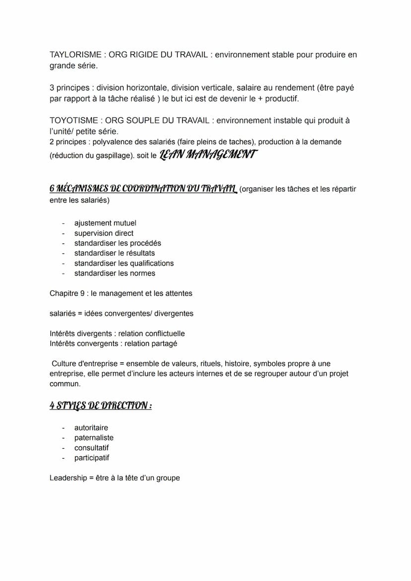Management: programme Terminale
Chapitre 1 Satisfaire les besoins des consommateurs
Une entreprise doit connaître le marché sur lequel elle 