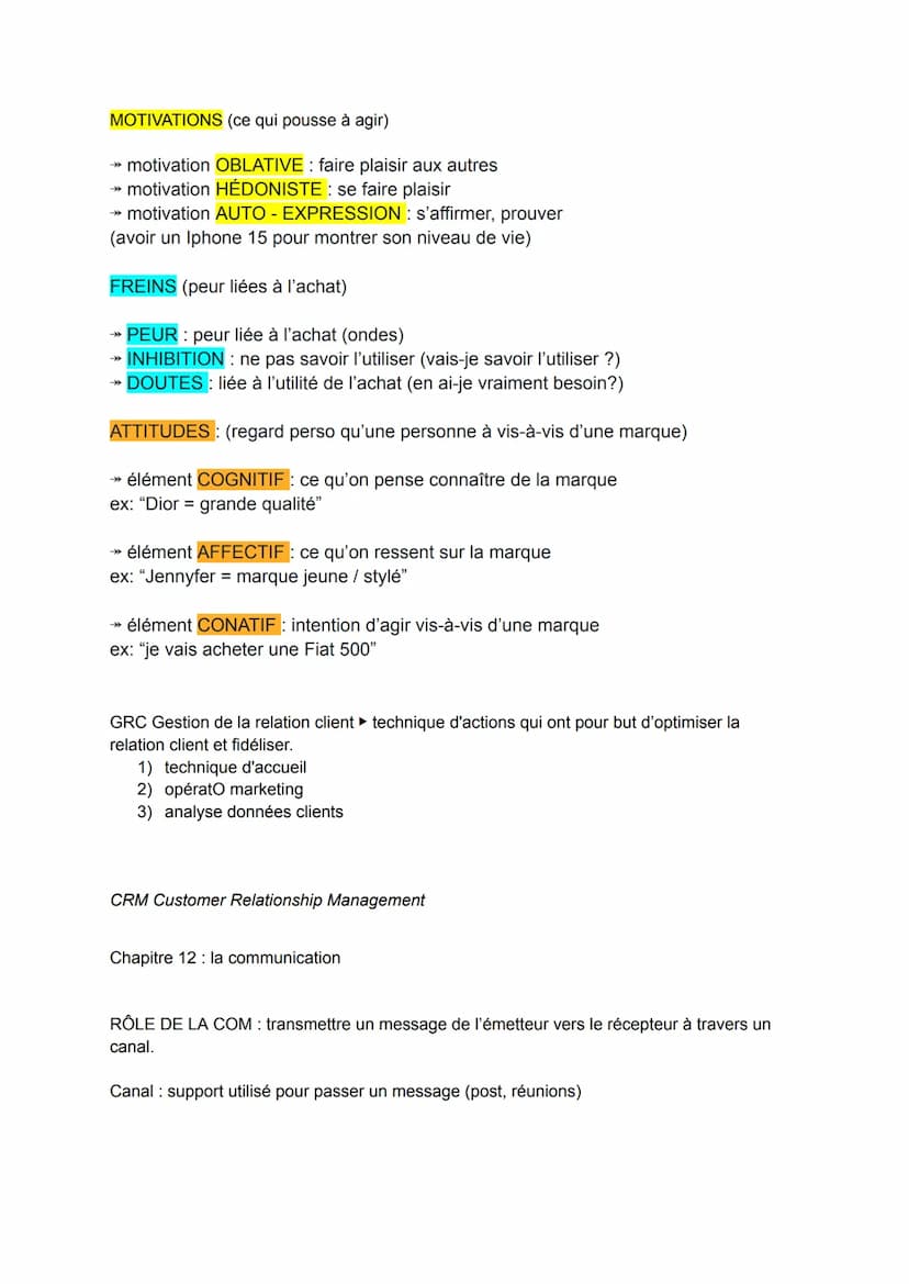 Management: programme Terminale
Chapitre 1 Satisfaire les besoins des consommateurs
Une entreprise doit connaître le marché sur lequel elle 