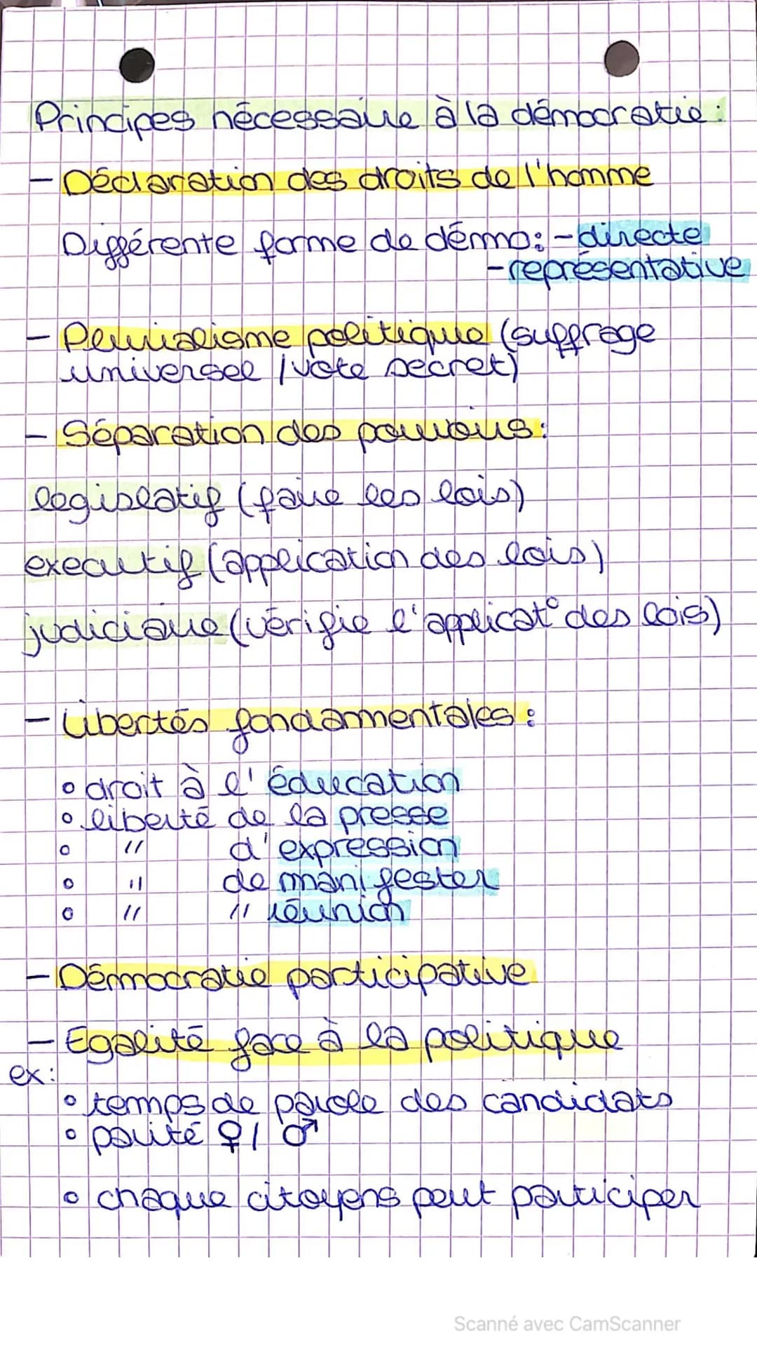 HGGSP Axe 1
Comprendre un régime
politique; la democratie
naissance du mot démocratie:
→ 5eme siecle avant J.C a Athène
Démocratie: pouvon d