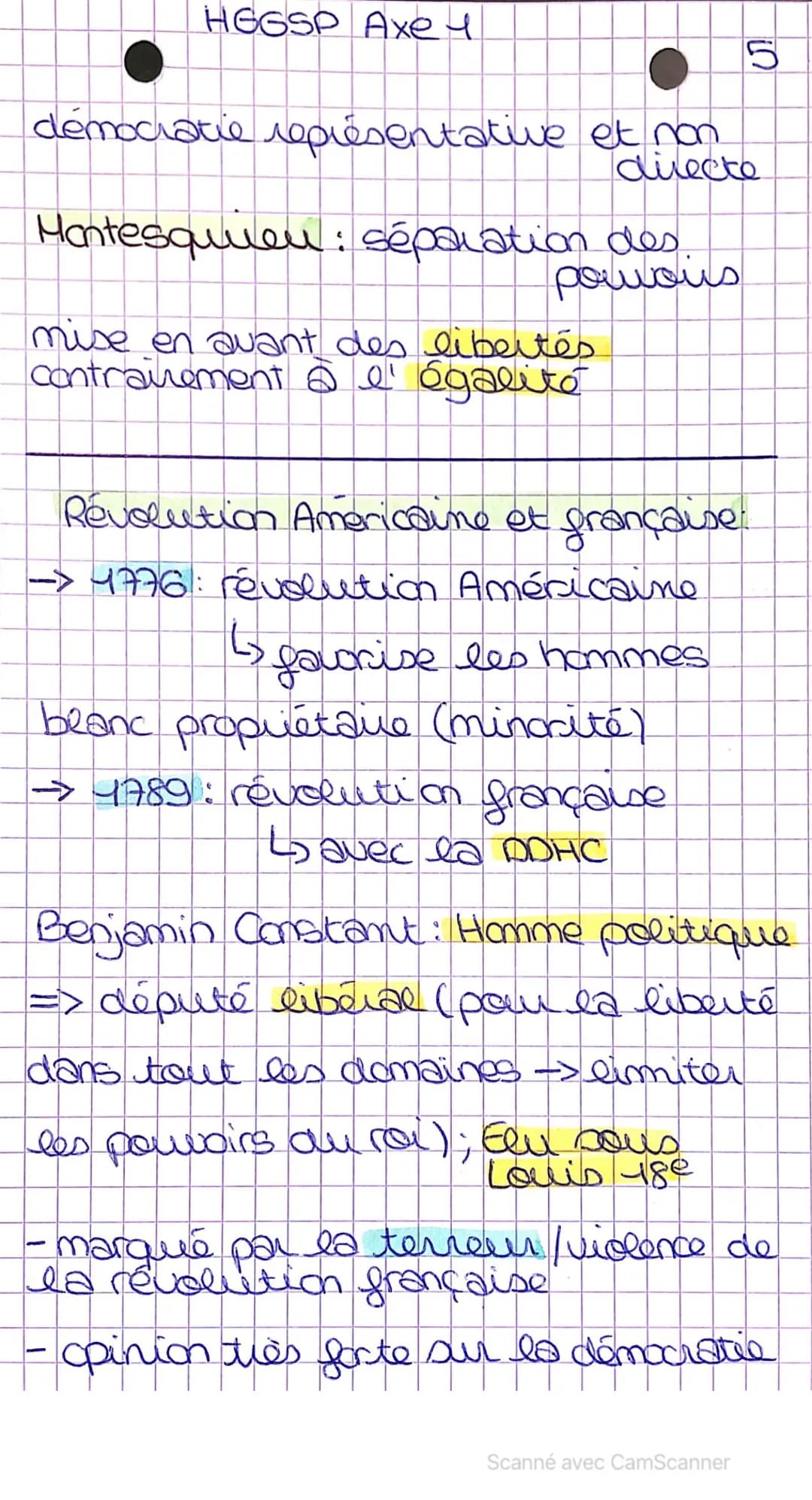 HGGSP Axe 1
Comprendre un régime
politique; la democratie
naissance du mot démocratie:
→ 5eme siecle avant J.C a Athène
Démocratie: pouvon d