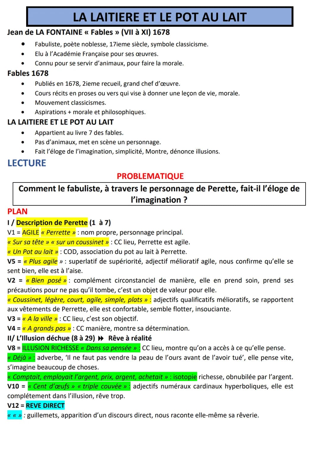 Jean de LA FONTAINE << Fables » (VII à XI) 1678
● Fabuliste, poète noblesse, 17ieme siècle, symbole classicisme.
Elu à l'Académie Française 