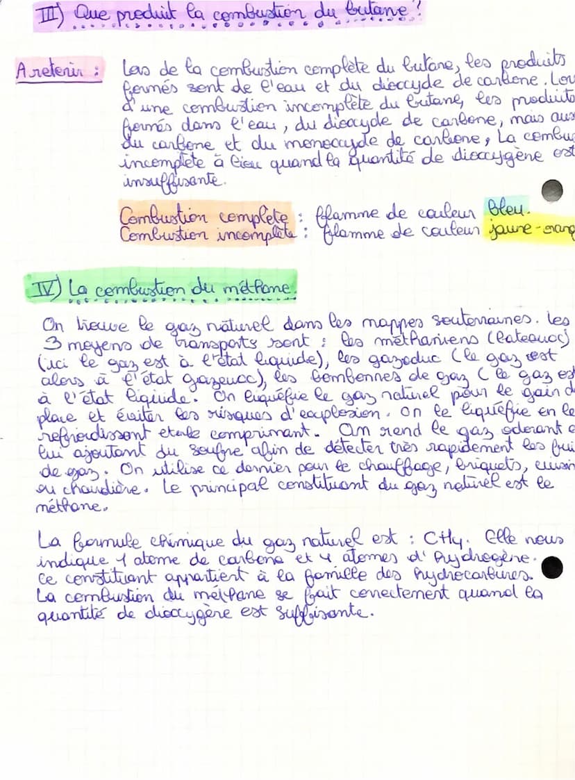 N°3
Fiche de révision: Physique Chimie: la combust?
1) Triangle du feu.
combustible
combustion
chaleur
(fee)
comburent
Bur
que
le feu come i