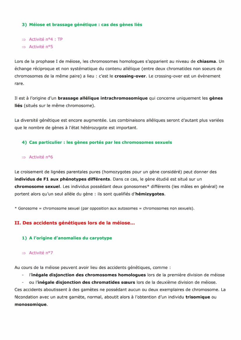 Thème 1 - La Terre, la vie, l'évolution du vivant
Chapitre 2 : Les conséquences génétiques de la reproduction sexuée
La reproduction est la 