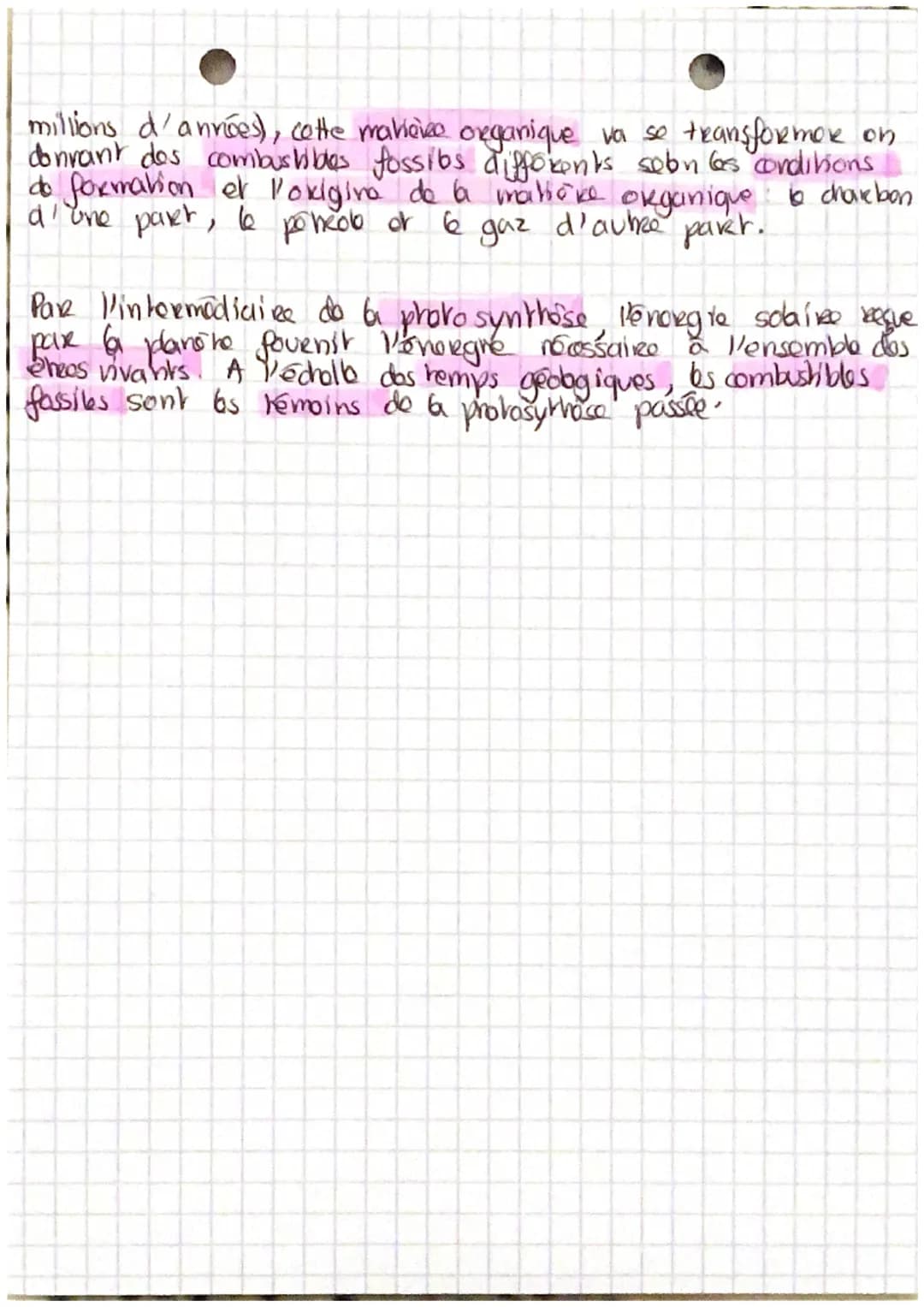 LA PHOTOSYNTHESE
La Tepke Regoir Vessentiel de son énergie du Soboil. Cotte Prougle
permot a photosynthèse des végorake or se transmet pare 
