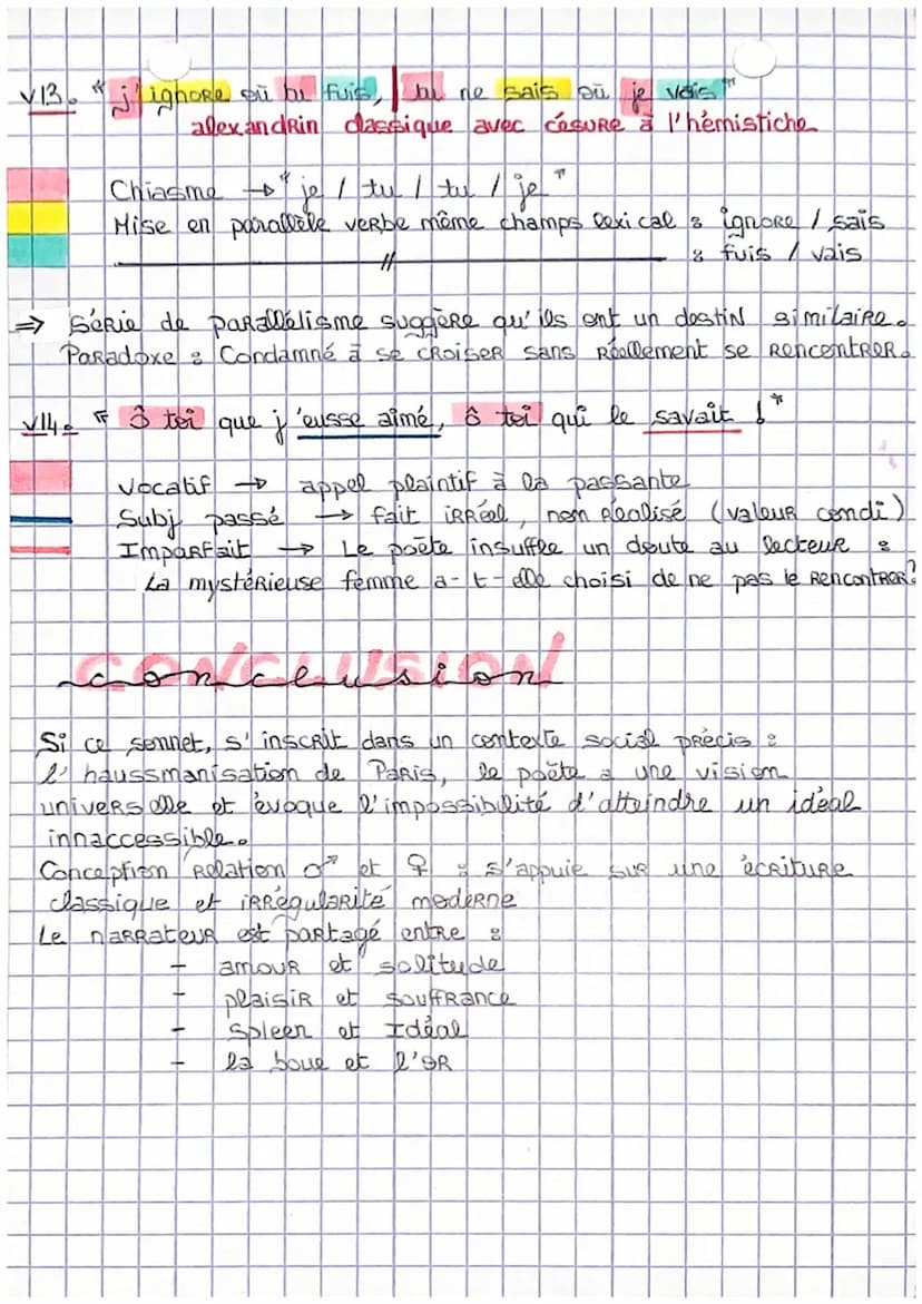 XCIII
Analyse linéaire n'a ~ À une passante
La rue assourdissante autour de moi hurlait.
Longue, mince, en grand deuil, douleur majestueuse,