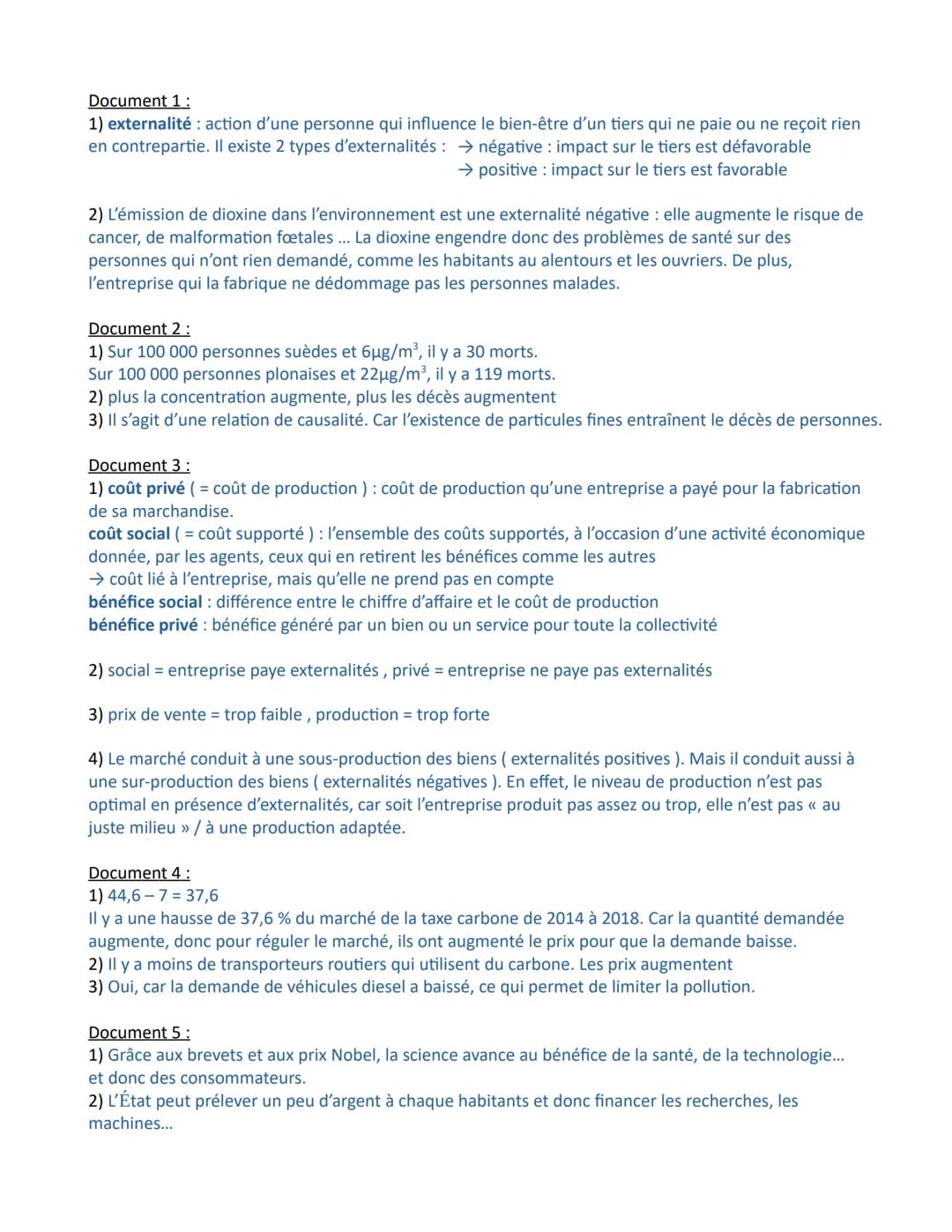 Chapitre 4 - Quelles sont les principales défaillances de marché ?
défaillance de marché (définition ) : on dit que le marché est défaillant