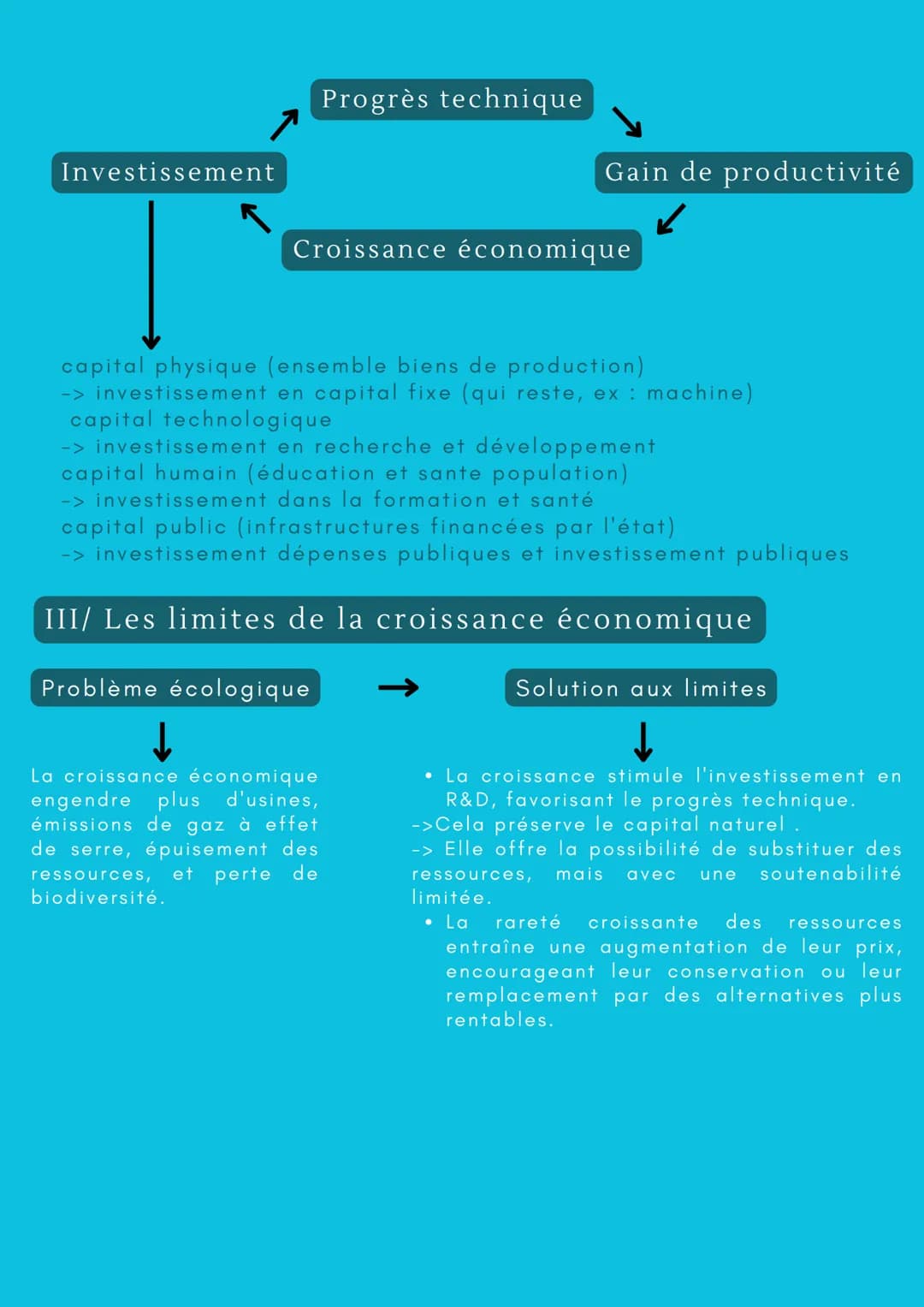 CROISSANCE ÉCONOMIQUE ▶
La révolution industriel fut le premier pilier majeur de la
croissance économique, suivi par les 30 glorieuses, où l