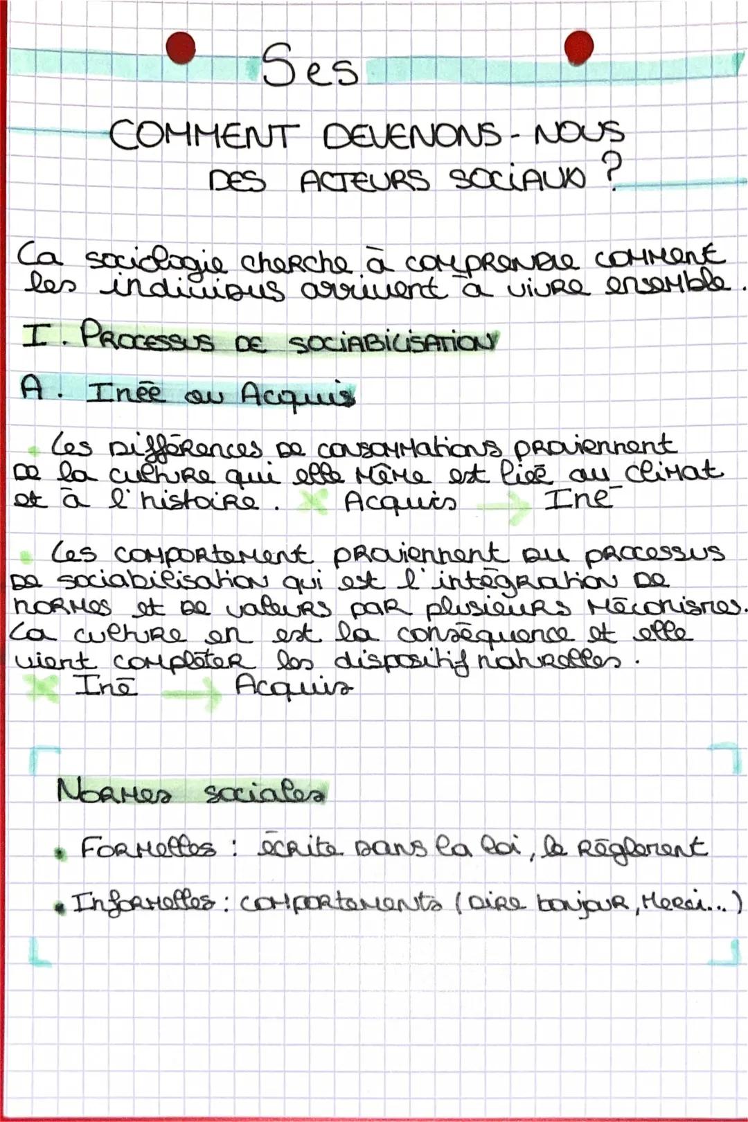 Comment devenir un acteur social : contrôle corrigé et quiz en PDF