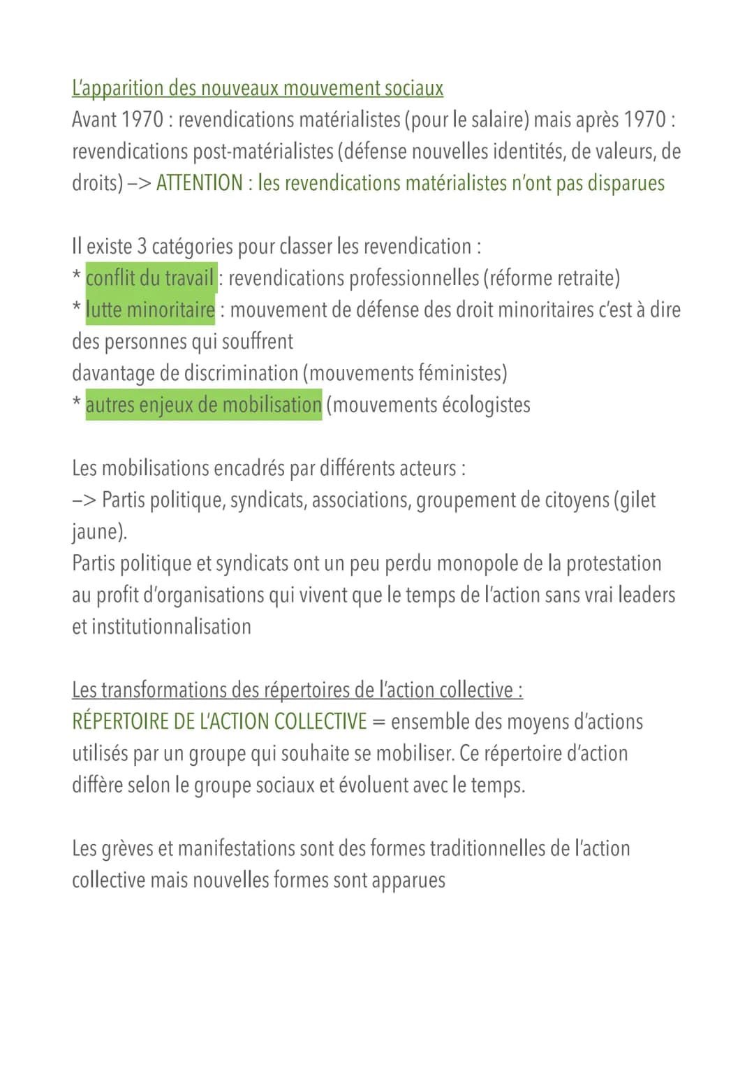 COMMENT EXPLIQUER L'ENGAGEMENT POLITIQUE DANS LES
SOCIÉTÉS DÉMOCRATIQUES ?
OA: COMPRENDRE QUE L'ENGAGEMENT POLITIQUE PREND DES
FORMES VARIÉE