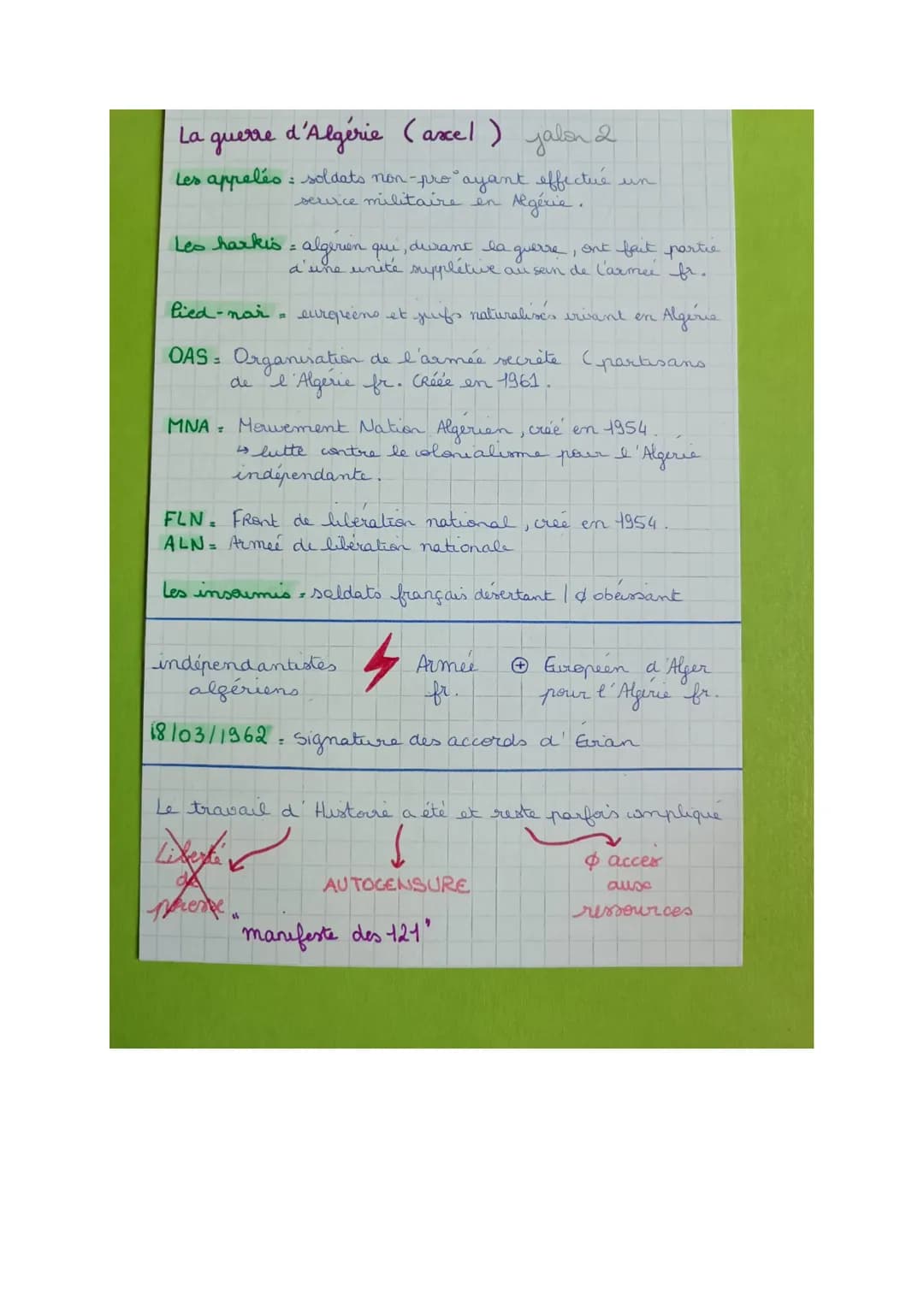 Les causes
de la per G.M
Attentat de Sarajevo le 28 juin 1914.
=
du conflit
, la faute est rejeté des pays en pays
Art 23-1 du Traité de Ver