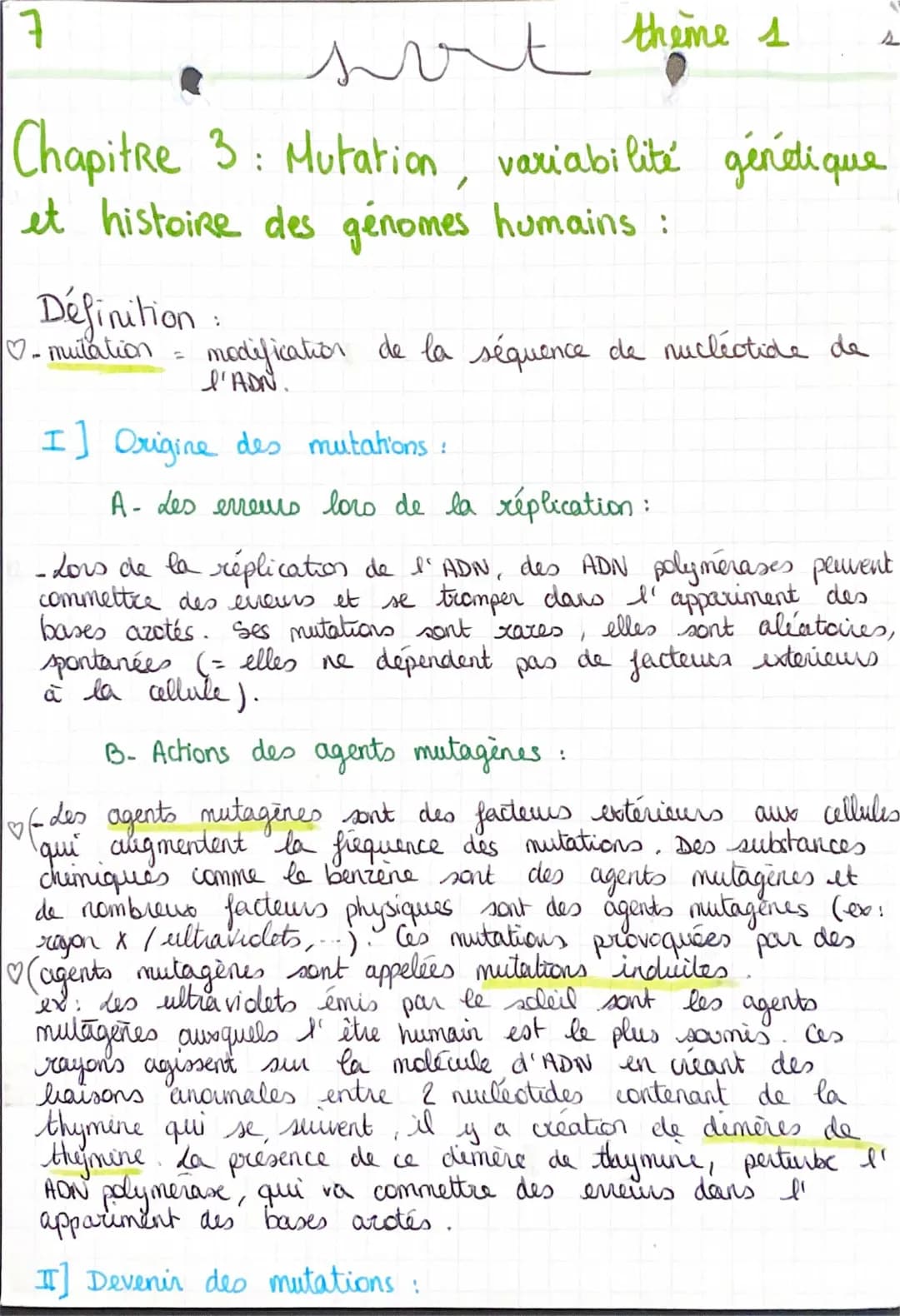 Les mutations génétiques humaines : types, causes et exemples