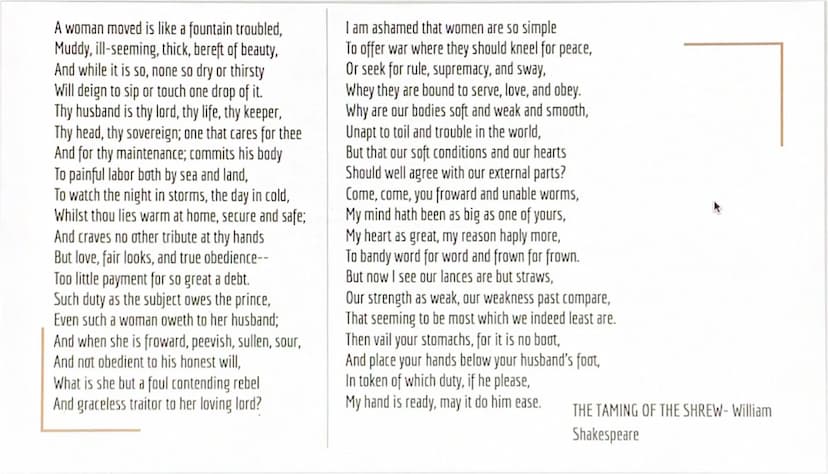 Portfolio MARGARET
ATWOOD
THE
HANDMAID'S
TALE
VINTAGE A woman moved is like a fountain troubled,
Muddy, ill-seeming, thick, bereft of beauty