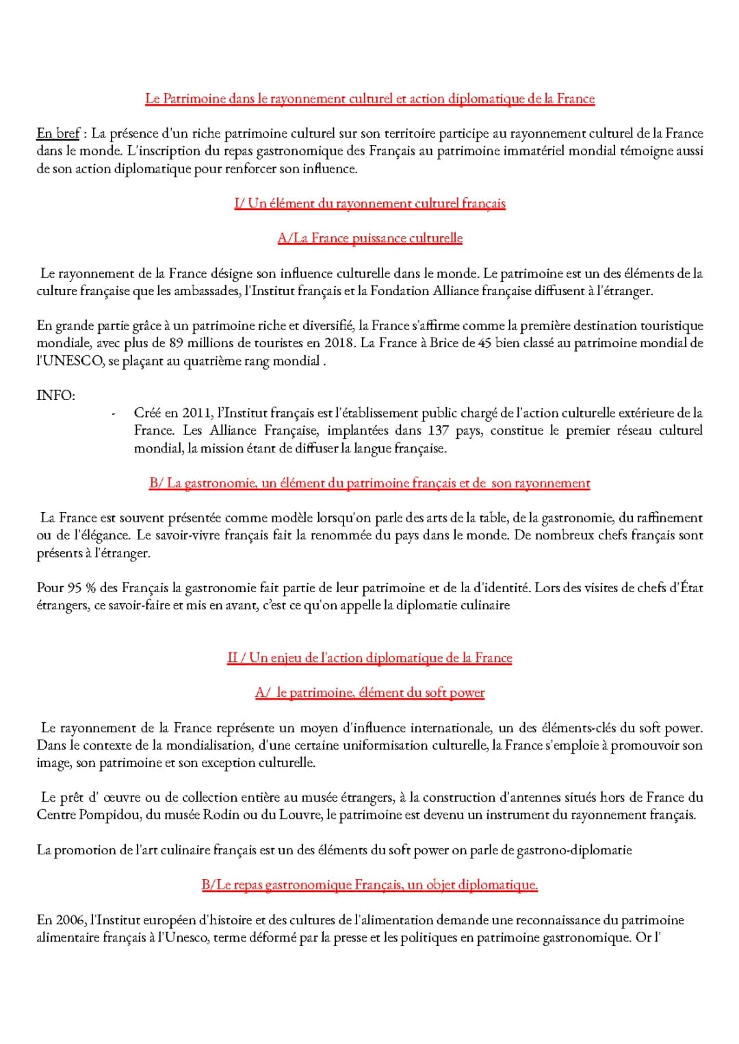 La gastronomie française : Repas gastronomique des Français UNESCO et son rayonnement culturel