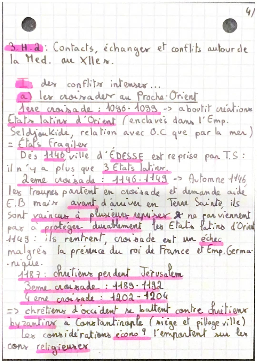 histoire
- LA MEDITERRANEE YLEDIEVALE -
intro: M.A: 476-1492 (découverte Amérique)
ou 1453 (chute E.R d'Orient)
la leçon : X1²s - XIII ³x : 