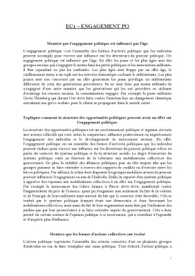 Know SES TERMINALE : TOUTES LES EC1 POSSIBLES REDIGEES SUR L'ENGAGEMENT POLITIQUE thumbnail